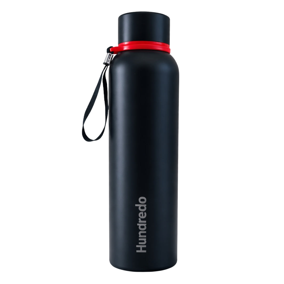 HUNDREDO BLACK HOT/COD BOTTLE WITH PREMIUM STRAP
