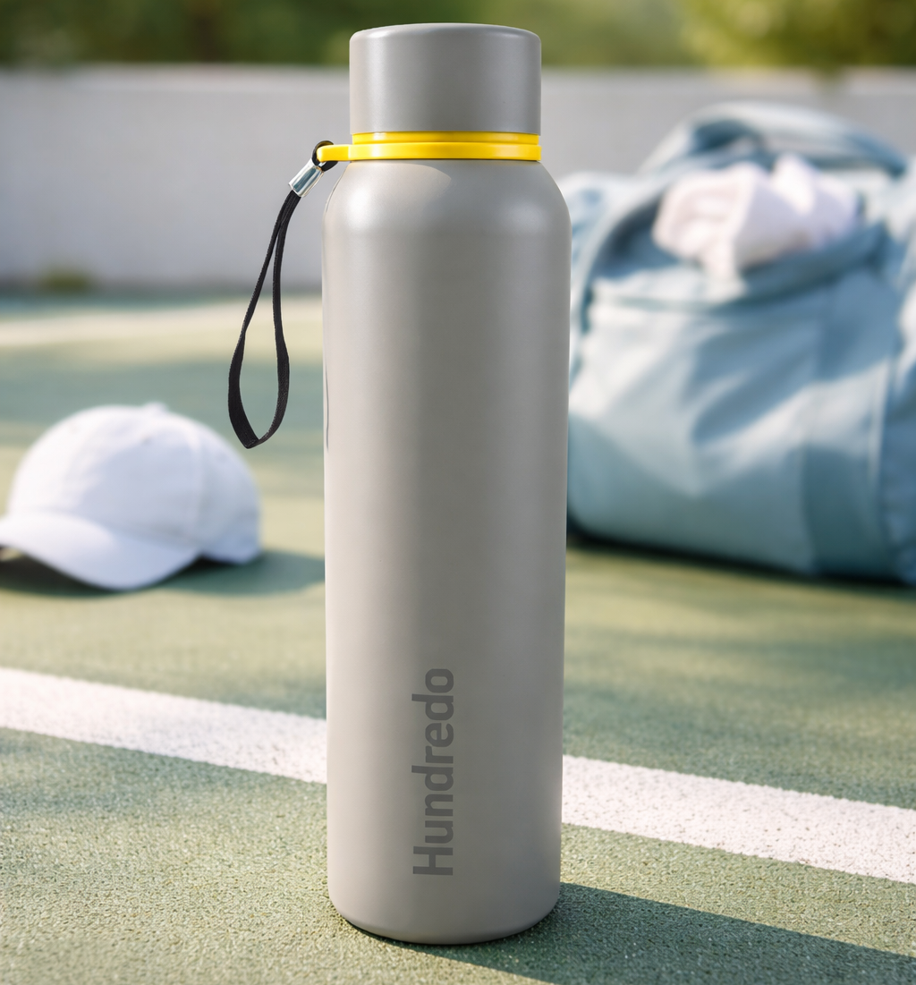 HUNDREDO YELLOW HOT/COLD BOTTLE WITH PREMIUM STRAP